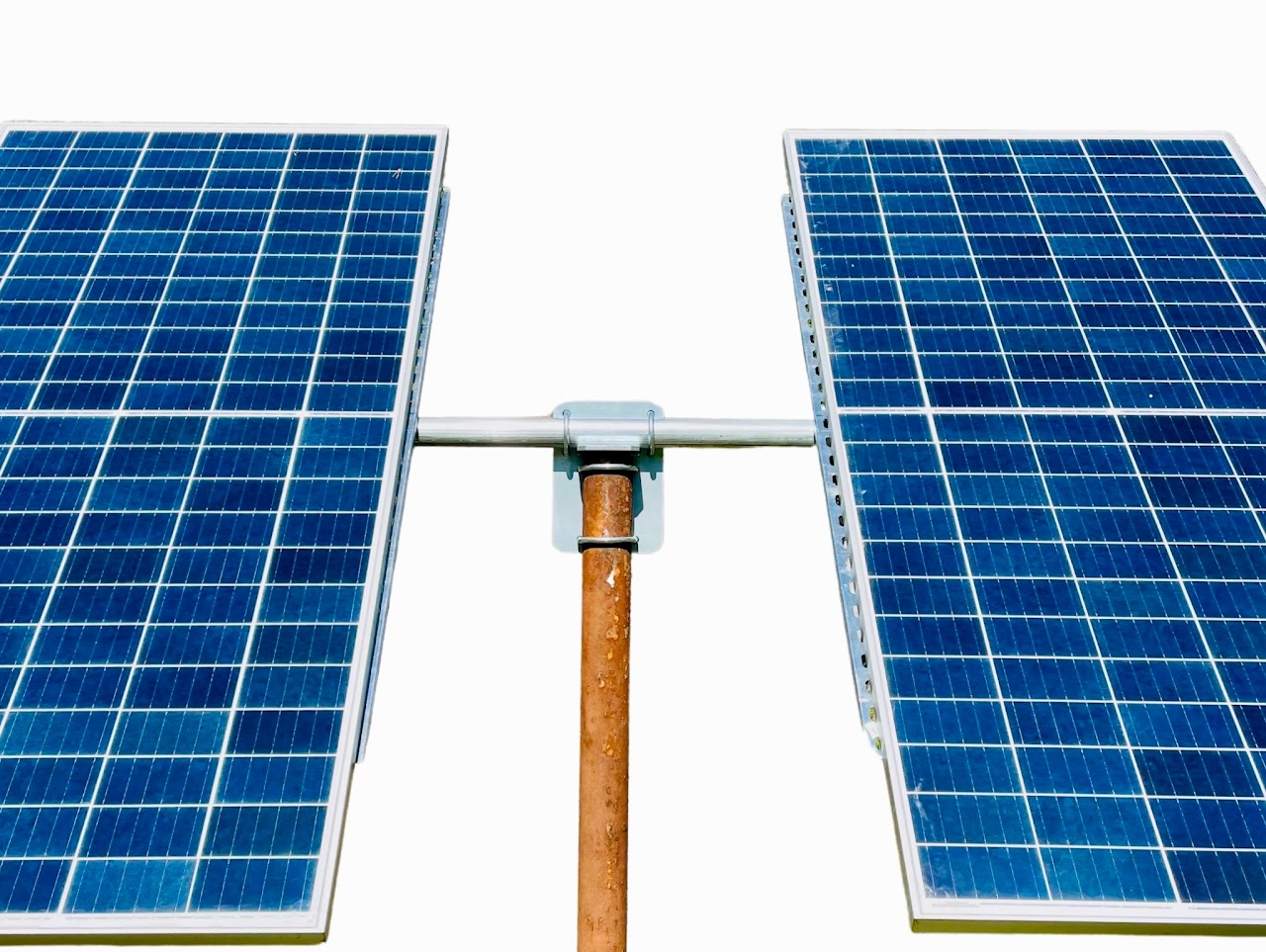 SolarPanelPoleMount.com Solar Pole Mounts for Arrays and Single Poles